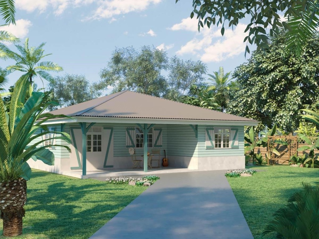 Maisons en bois préfabriquées importées à la réunion